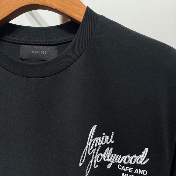 Amiri Men's Black Hollywood Graphic Tee - Picture 3 of 8